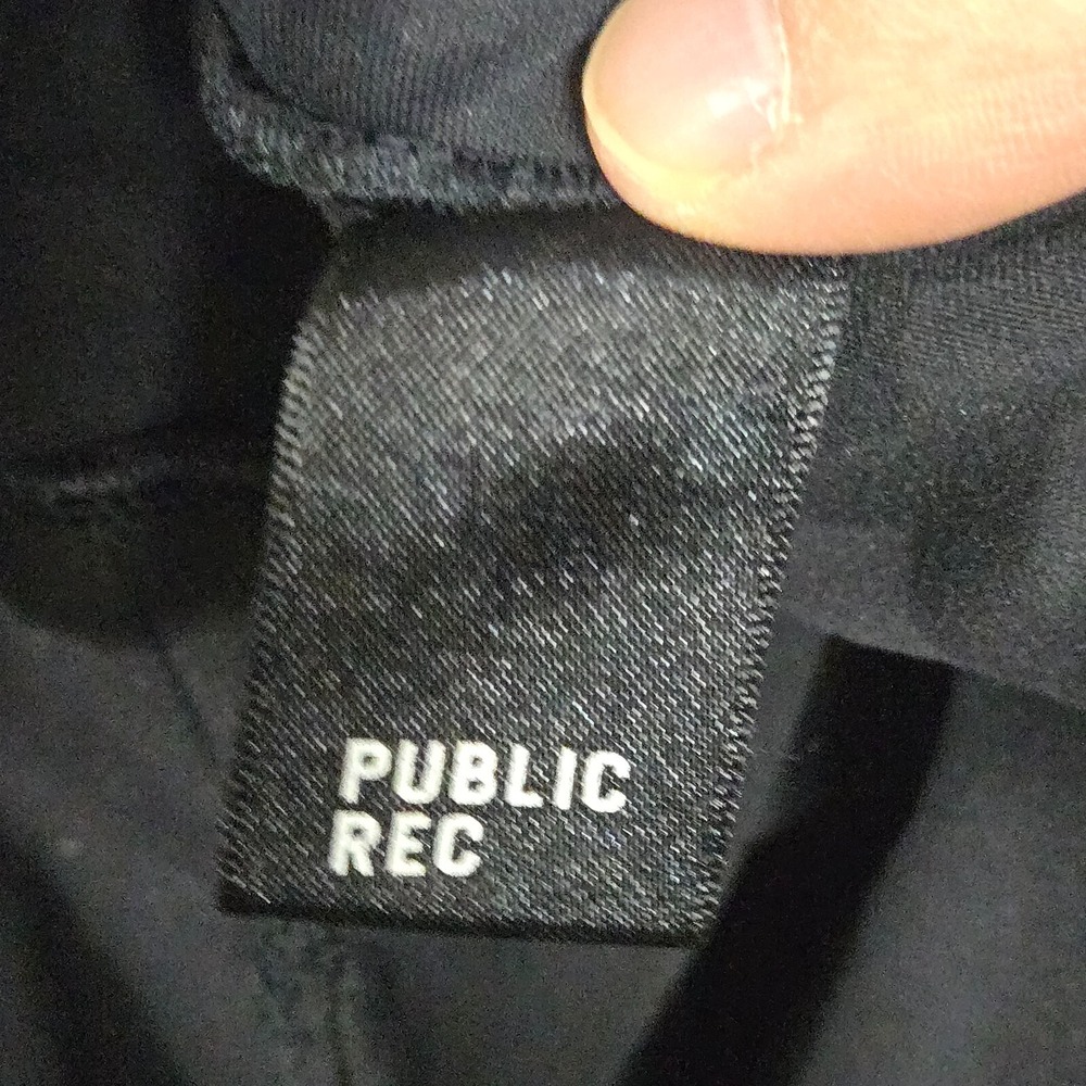 Public Rec Daymaker Pants Mens Size 36x32 Meas 33x29 Black Nylon Elastic Waist - Picture 10 of 13